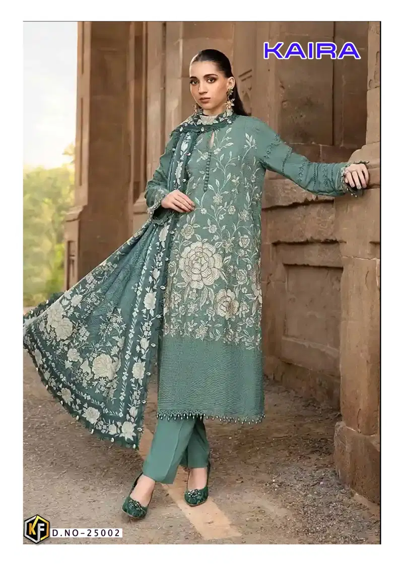 Kaira Vol 25 By Keval Lawn Karachi Cotton Dress Material Suppliers In India